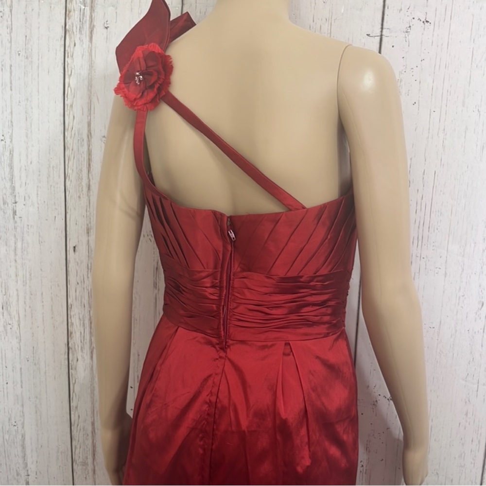 NWT Angelina Faccenda Ruby Red Cocktail Prom Homecoming Dress - Picture 6 of 12